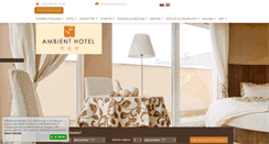 Desktop Screenshot of ambienthotel.si