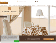 Tablet Screenshot of ambienthotel.si